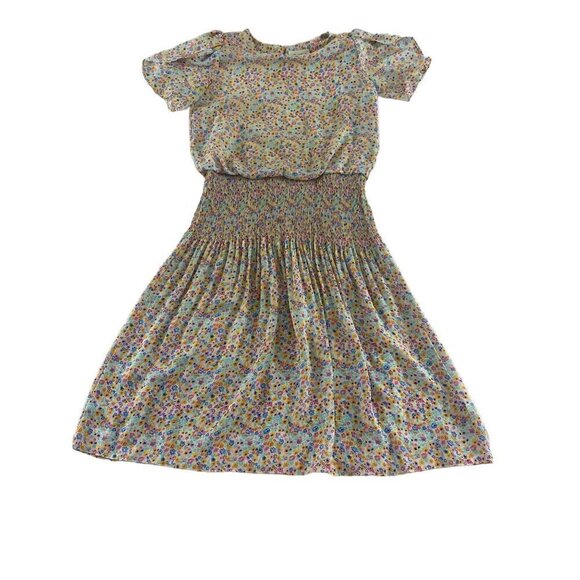 Joy Gordan Dresses & Skirts - Vintage 1990's Joy Gordon Women's Light Bright Floral Dress - 12